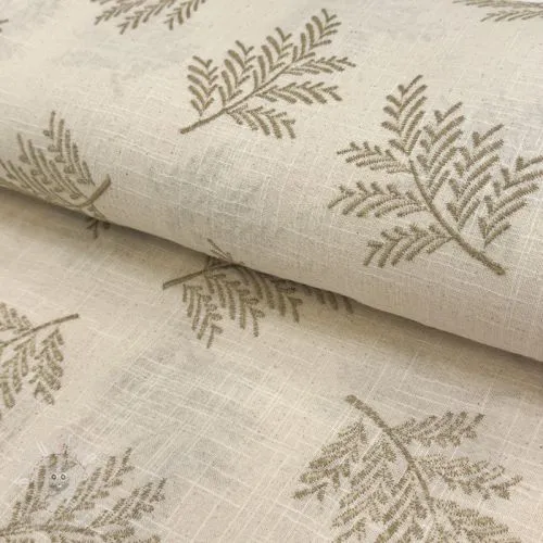 Bavlněná látka EMBROIDERY Sofia design B