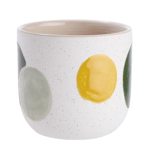 SEVENTIES Květináč kruhy 11,5 cm