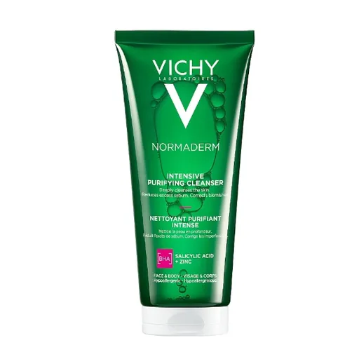 Vichy Hloubkově čisticí gel proti nedokonalostem aknózní pleti Normaderm (Intensive Purifying Cleanser) 200 ml