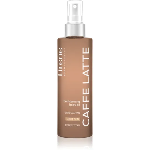 Lirene Perfect Tan samoopalovací olej na tělo Caffe Latte 200 ml