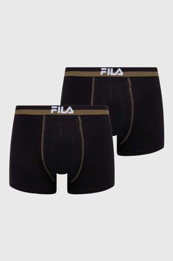 Boxerky Fila 2-pack pánské, tmavomodrá barva