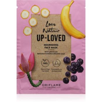 Oriflame Love Nature Up-Loved Upcycled Banana Flower & Organic Acai hydratační a vyživující pleťová maska 10 ml