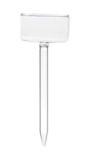 Skleněný svícen zápich na čajovou svíčku - 15cm 16121