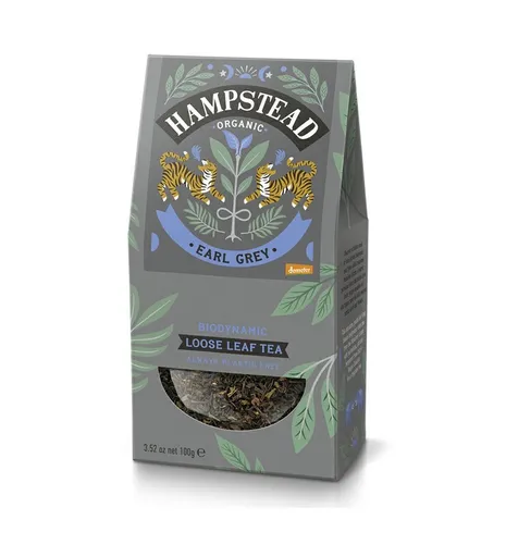 Hampstead Tea BIO Černý sypaný čaj s bergamotem Earl Grey 100 g
