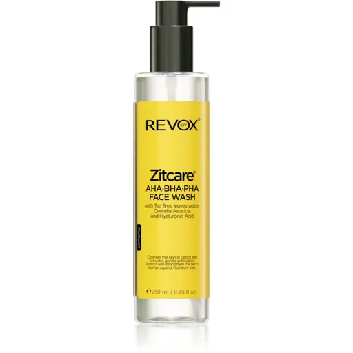 Revox B77 Zitcare AHA BHA PHA Face Wash jemný čisticí gel s exfoliačním účinkem 250 ml