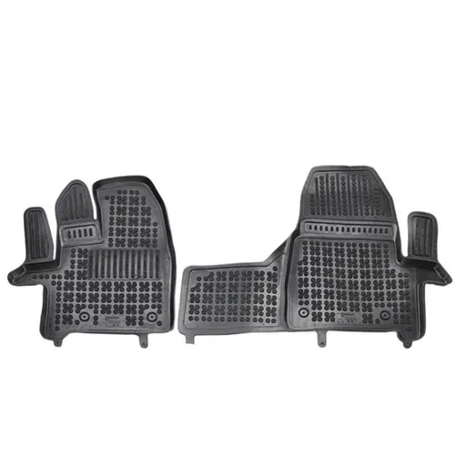 Gumové autokoberce Rezaw-Plast Ford Transit / Tourneo Custom 2018- (2 místa, automat)