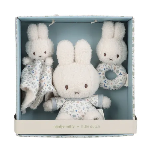 Little Dutch Dárková sada králíček Miffy Lucky Leaves 3 ks
