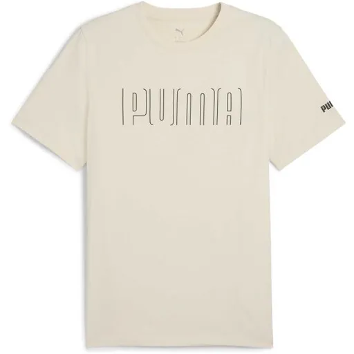 Puma SPORT GRAPHIC TEE Pánské triko, béžová, velikost