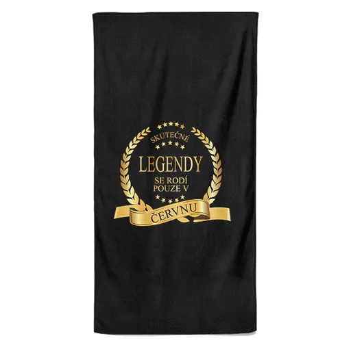 Osuška Skutečné legendy (Měsíc: 06 - Červen, Velikost osušky: 100x170cm)