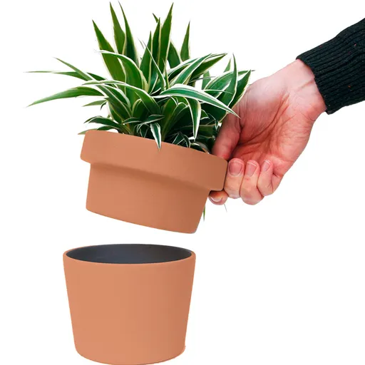 Květináč s bezpečnostní schránkou