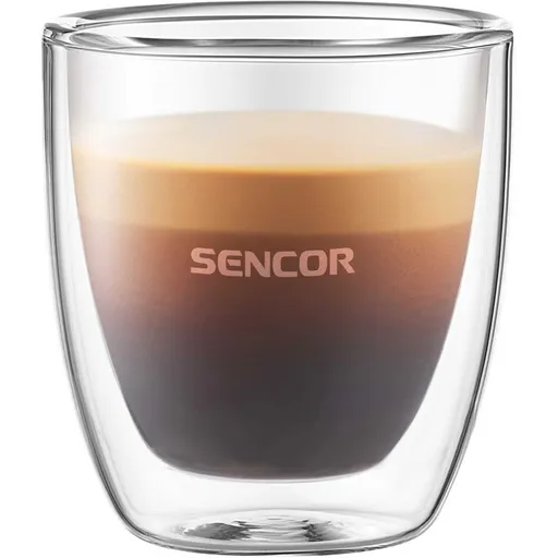 Sencor SGX 001 termo sklenice na espresso 80 ml, 2 ks