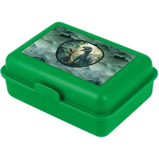 BAAGL DINO Box na svačinu, zelená, velikost
