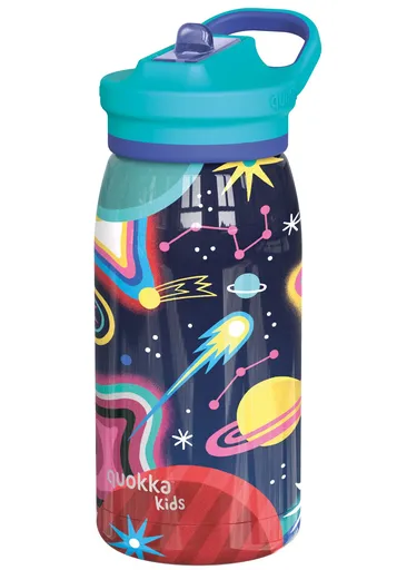 Dětská nerezová láhev Pop, 445ml, Quokka, vesmír