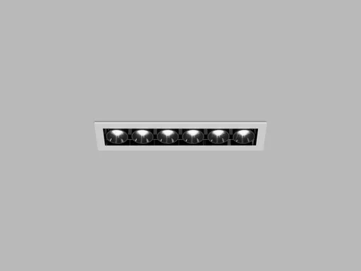 LED2 2560251DTW Zápustné svítidlo RIVA MINI 6, W DALI TW/PUSH TW 10W 3000K-4000K UGR bílá
