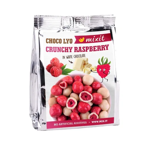 Mixit Křupavé maliny v čokoládě do kapsy 70 g