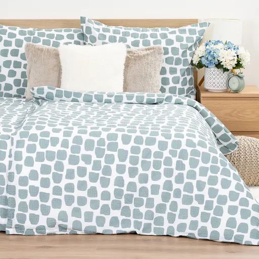 4Home Krepové povlečení Stone, 140 x 220 cm, 70 x 90 cm