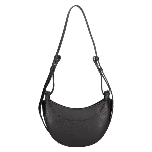 Dámská kožená crossbody kabelka Italia Apolen - černá