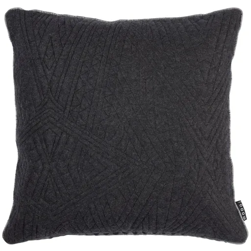 Povlak na dekorační polštář DWARF RHINO 50 x 50 cm, šedá, vlna / hedvábí, Moooi