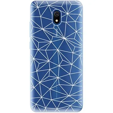 iSaprio Abstract Triangles 03 - white pro Xiaomi Redmi 8A (trian03w-TPU3_Rmi8A)