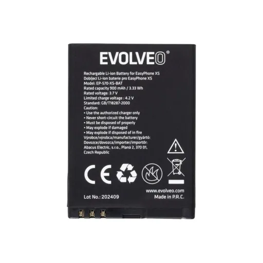 EVOLVEO originální baterie 900 mAh pro EasyPhone XS (EP-570)