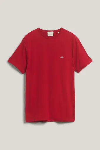 TRIČKO GANT SLIM SHIELD SS T-SHIRT RUBY RED