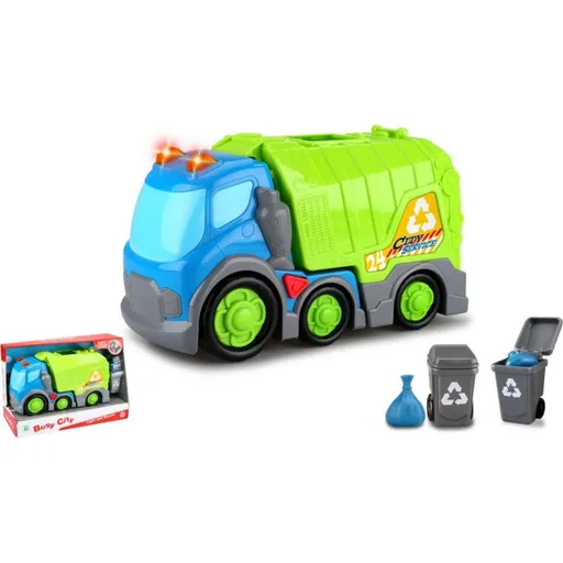 Kiddy Go! Popelářský vůz se světlem a zvukem, 31 cm