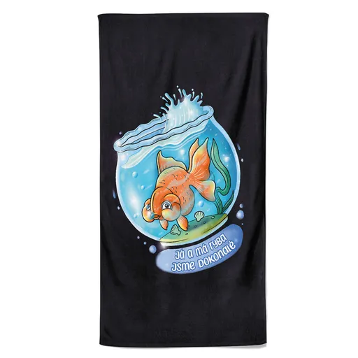 Osuška Dokonalá ryba (Velikost osušky: 100x170cm)