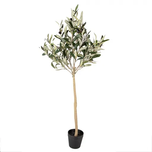 Dekorace umělý stromek olivovník s olivami Olea Tree - 20*20*90 cm 5PL0149