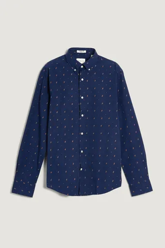 KOŠILE GANT REG PAISLEY FIL COUPE SHIRT CLASSIC BLUE