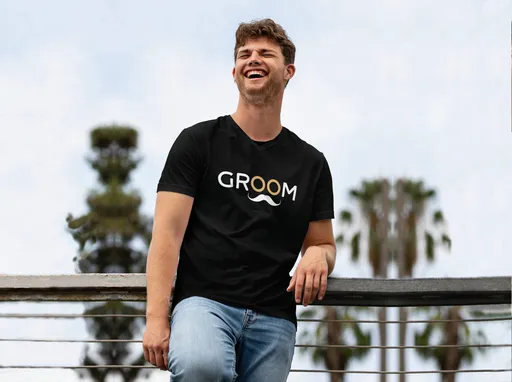 Personal Pánské triko - Groom Barva: Čierna, Velikost - dospělý: XL