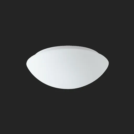 OSMONT AUR70866 AURA 8 IP stropní/nástěnné skleněné svítidlo bílá IP65 4000 K 11W LED nouzové kombinované 3 h