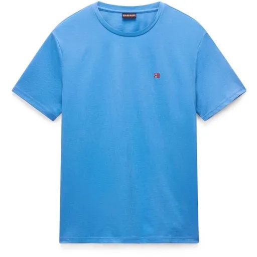 Napapijri SALIS SS SUM BLUE JASPER Pánské tričko, modrá, velikost XXXL