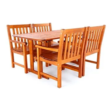 V-GARDEN Set zahradního nábytku COTSWOLD 4  1stůl+4židle (8595557908876)