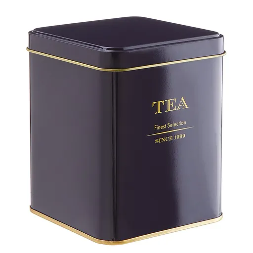 TIN TIN Dóza na čaj - antracitová