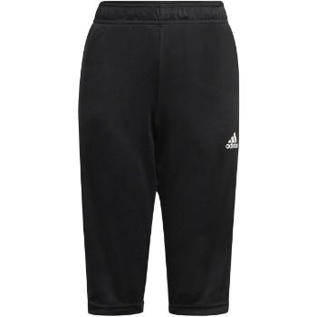 adidas TIRO 21 PANTS Chlapecké fotbalové tepláky ve zkrácené délce, černá, velikost