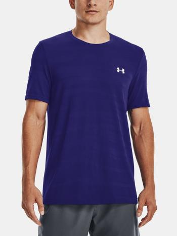 Under Armour UA Seamless Wave SS Triko Modrá