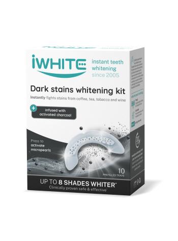 iWhite Dark Stains sada na bělení zubů 10 × 0,8 g