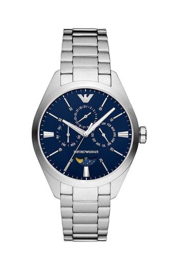 Hodinky Emporio Armani stříbrná barva, AR11553