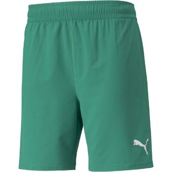 Puma TEAMFINAL SHORTS Pánské fotbalové šortky, zelená, velikost