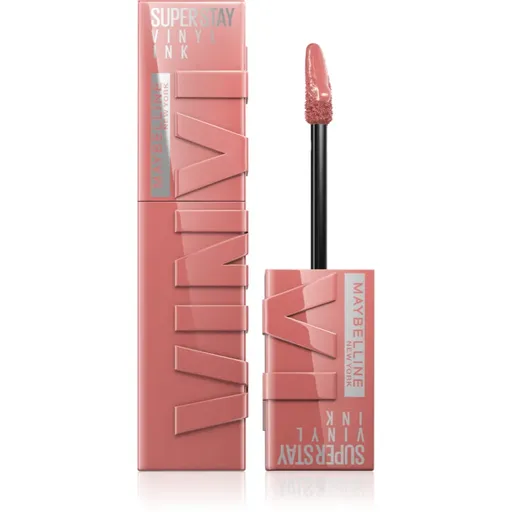MAYBELLINE NEW YORK SuperStay Vinyl Ink dlouhotrvající tekutá rtěnka 100 CHARMED 4.2 ml