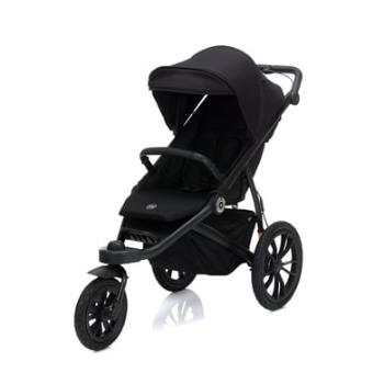 fillikid Kočárek Jogger Run black melange