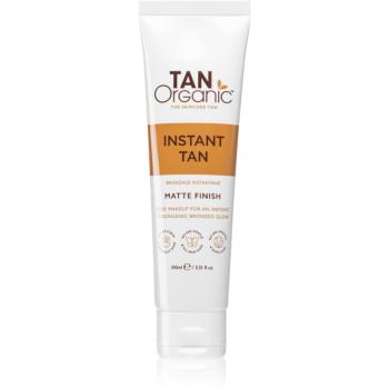 TanOrganic Instant Tan samoopalovací tělový krém s matným efektem 100 ml