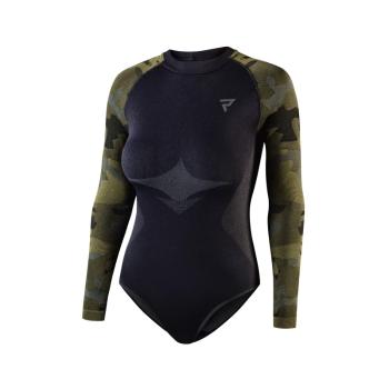 Dámské moto thermo triko/body Rebelhorn Freeze Lady BD  černá-kamufláž  XS