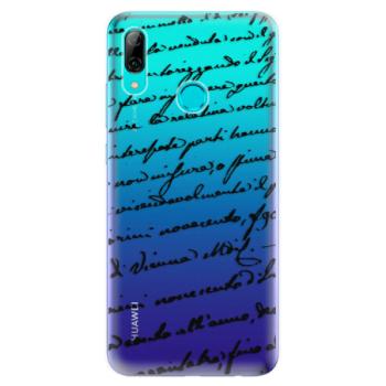 Odolné silikonové pouzdro iSaprio - Handwriting 01 - black - Huawei P Smart 2019