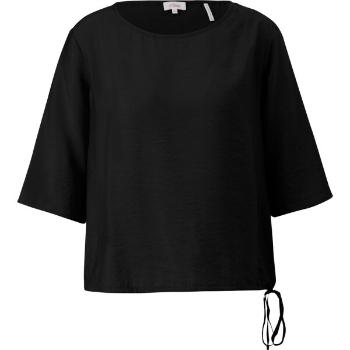 s.Oliver RL BLOUSE Dámské tričko, černá, velikost