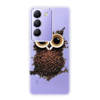 Odolné silikonové pouzdro iSaprio - Owl And Coffee - Vivo V40 SE 4G/5G