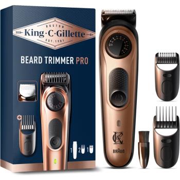 Gillette King C. Beard Trimmer PRO zastřihovač vousů pro muže 1 ks