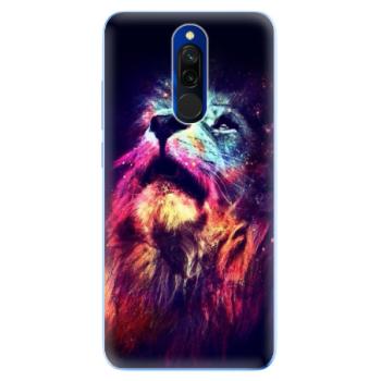 Odolné silikonové pouzdro iSaprio - Lion in Colors - Xiaomi Redmi 8