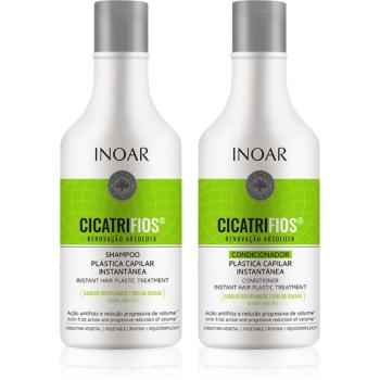 INOAR CicatriFios sada pro poškozené a křehké vlasy 2x250 ml