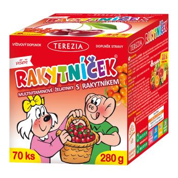 RAKYTNÍČEK multivitaminové želatinky s rakytníkem - VIŠEŇ